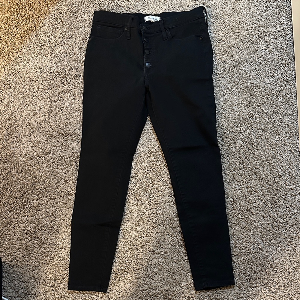 Madewell Women's Classic Black Skinny Jeans